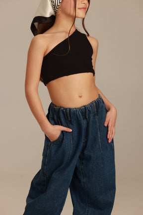 ג'ינס פאולינה כחול כהה