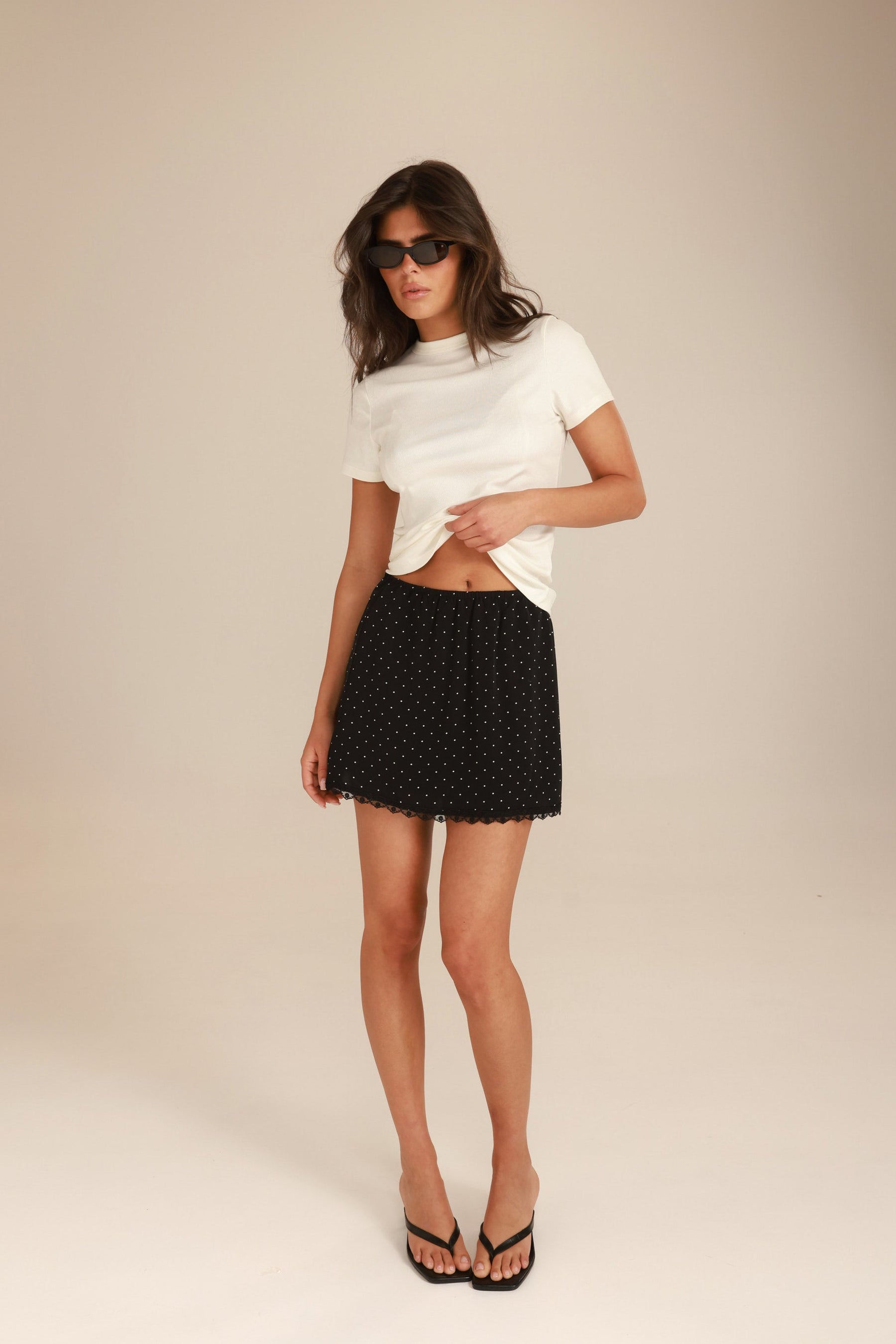 חצאית טיאגו שחורה