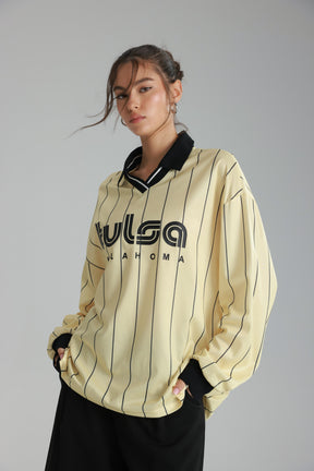 חולצת פיבי צהוב/שחור