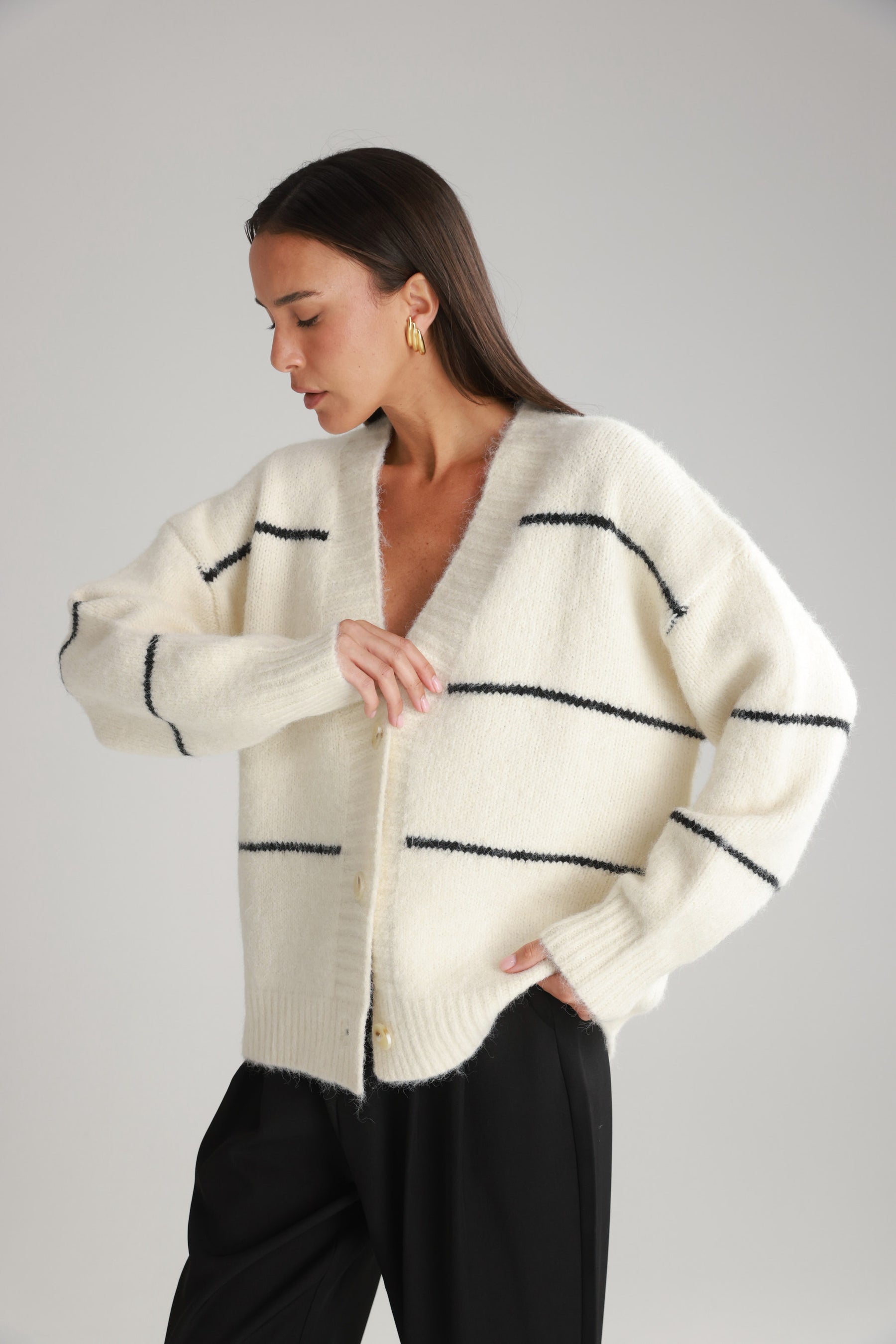 סוודר ארין שמנת