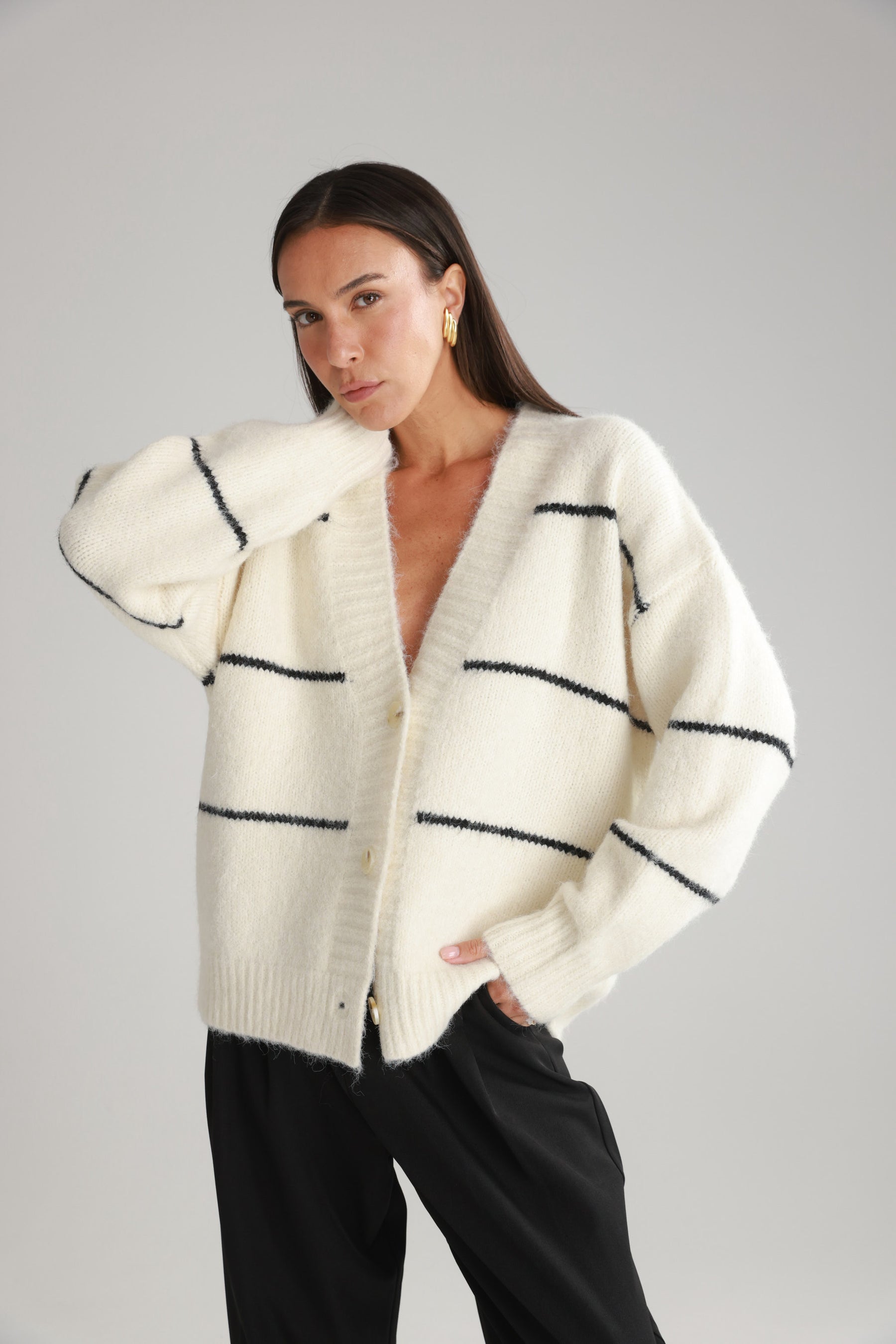 סוודר ארין שמנת