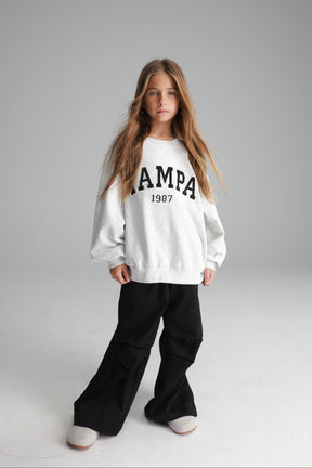 סוויטשירט ביילס אפור בהיר