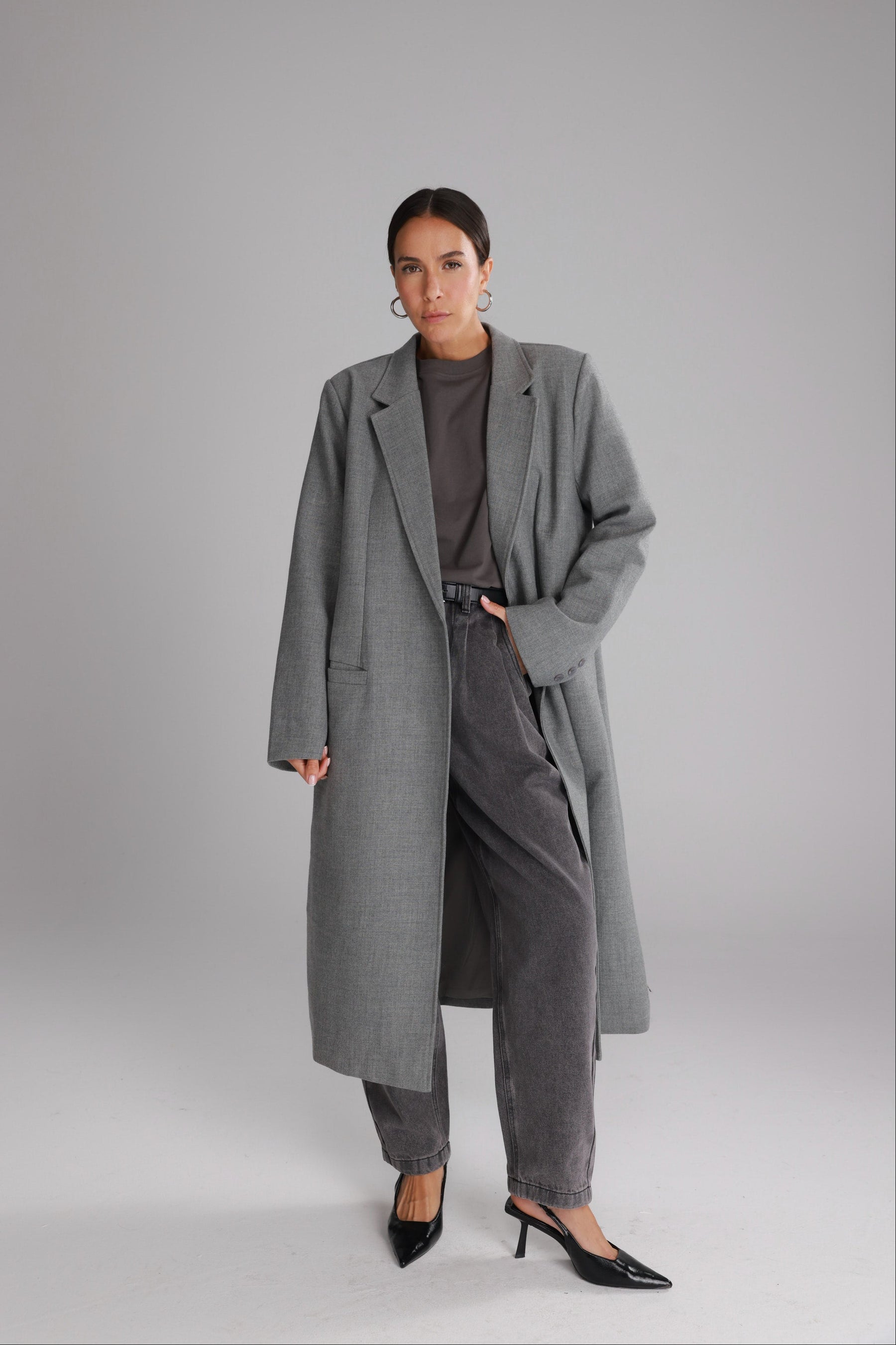 חולצת ג'נר אפורה