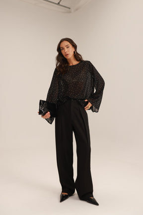 חולצת אלי שחור/לבן