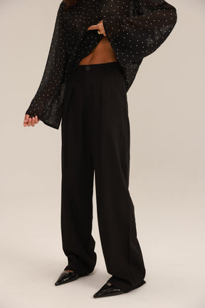 מכנסי רוס שחורים