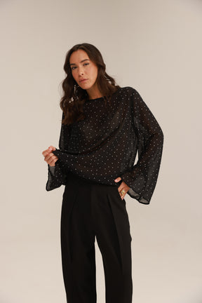 חולצת אלי שחור/לבן