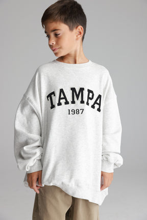 סוויטשירט ביילס אפור בהיר