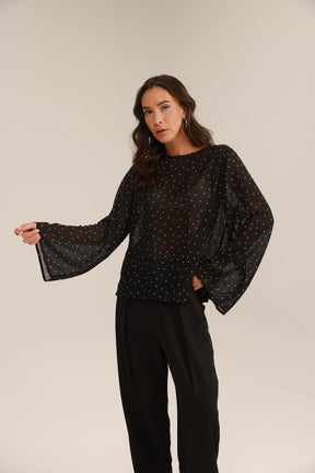 חולצת אלי שחור/לבן