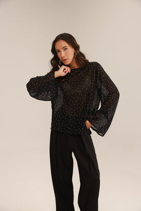 חולצת אלי שחור/לבן