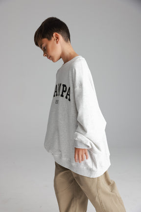 סוויטשירט ביילס אפור בהיר