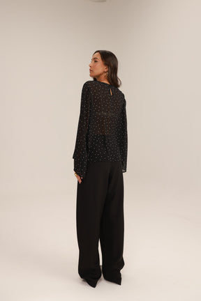 חולצת אלי שחור/לבן