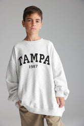 סוויטשירט ביילס אפור בהיר