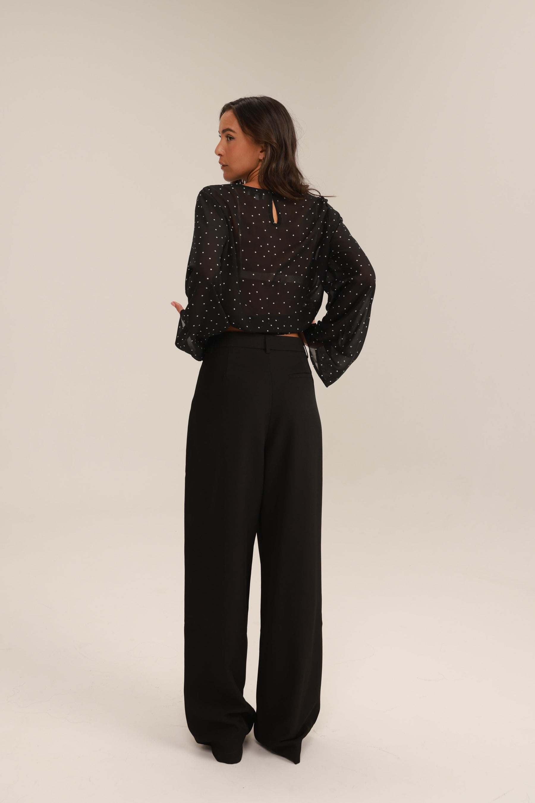 מכנסי רוס שחורים