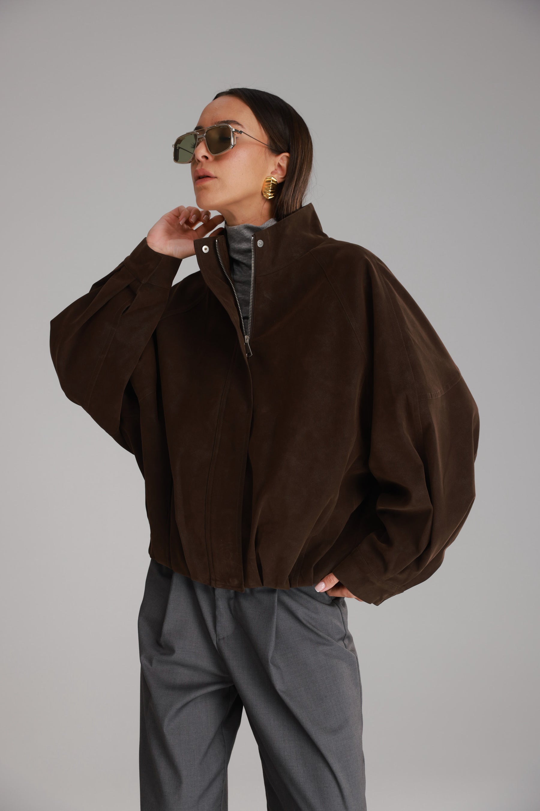 ג'קט לונה חום כהה