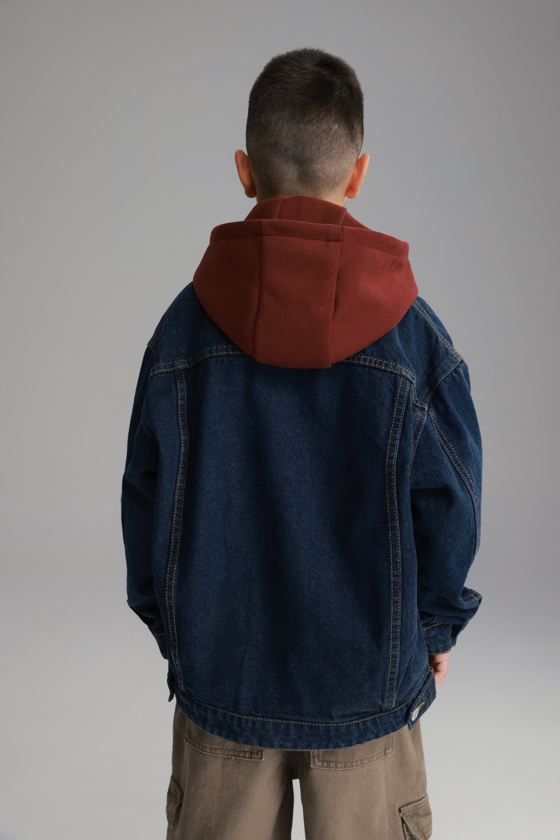 ג'קט ג'ינס בילי כחול כהה