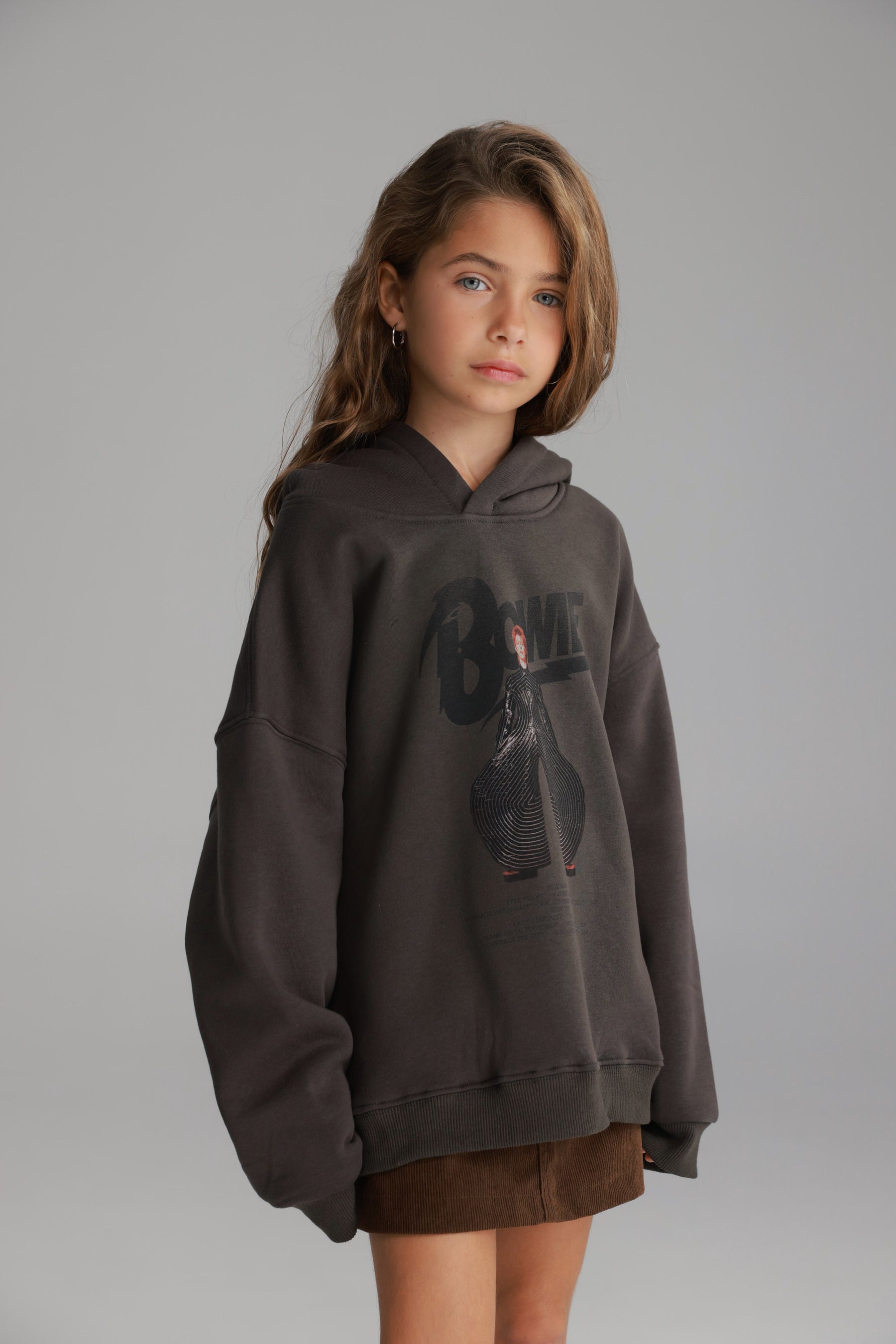 קפוצ'ון טורי אפור כהה