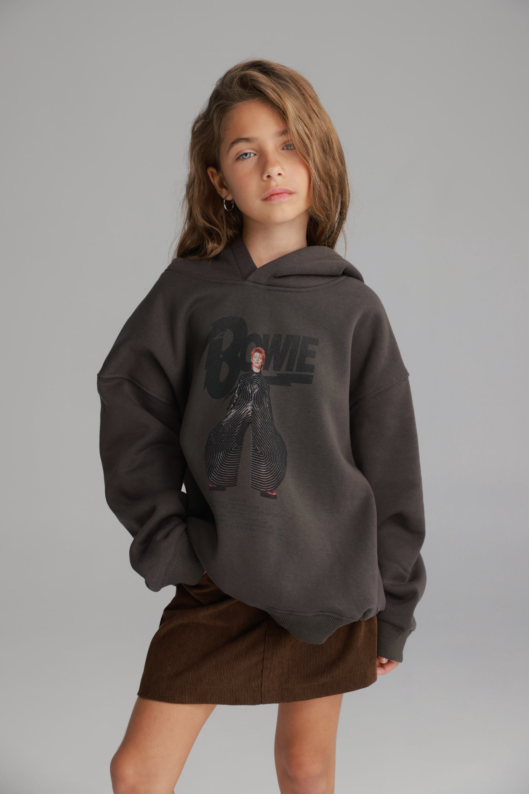 קפוצ'ון טורי אפור כהה