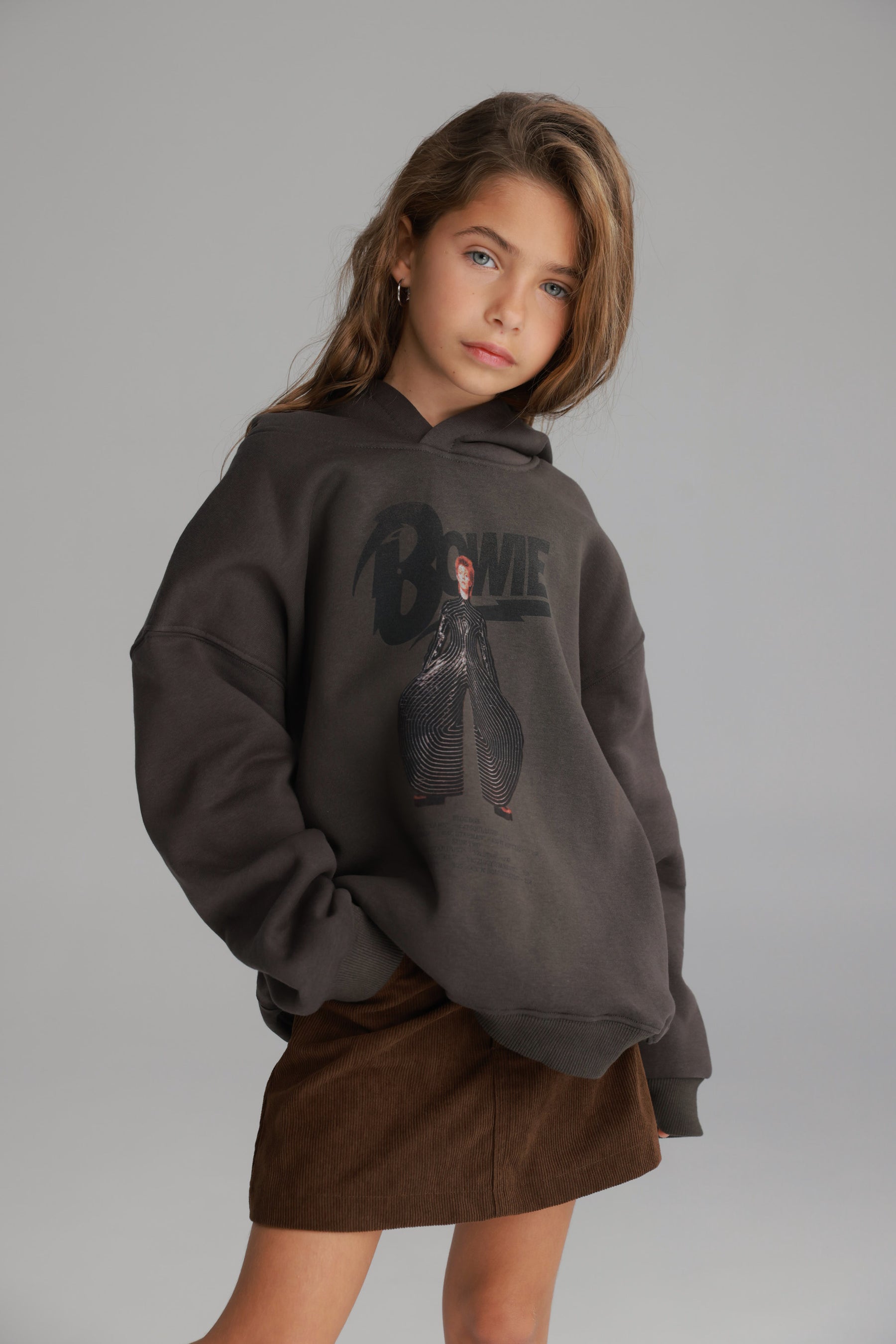 קפוצ'ון טורי אפור כהה