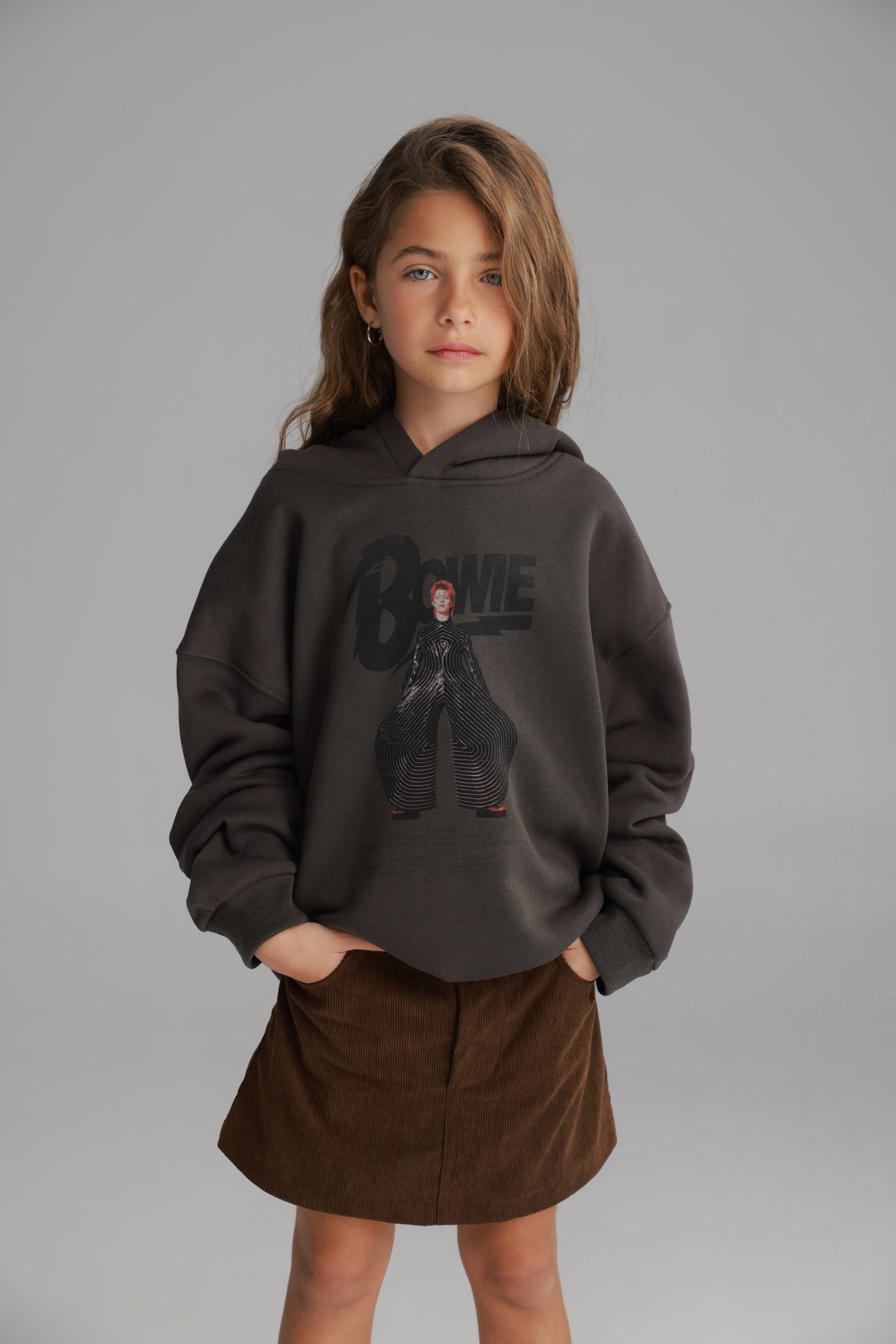 קפוצ'ון טורי אפור כהה