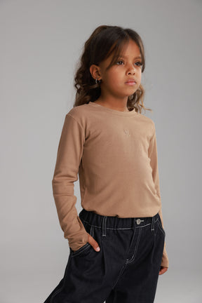 חולצת וויטני חום בהיר