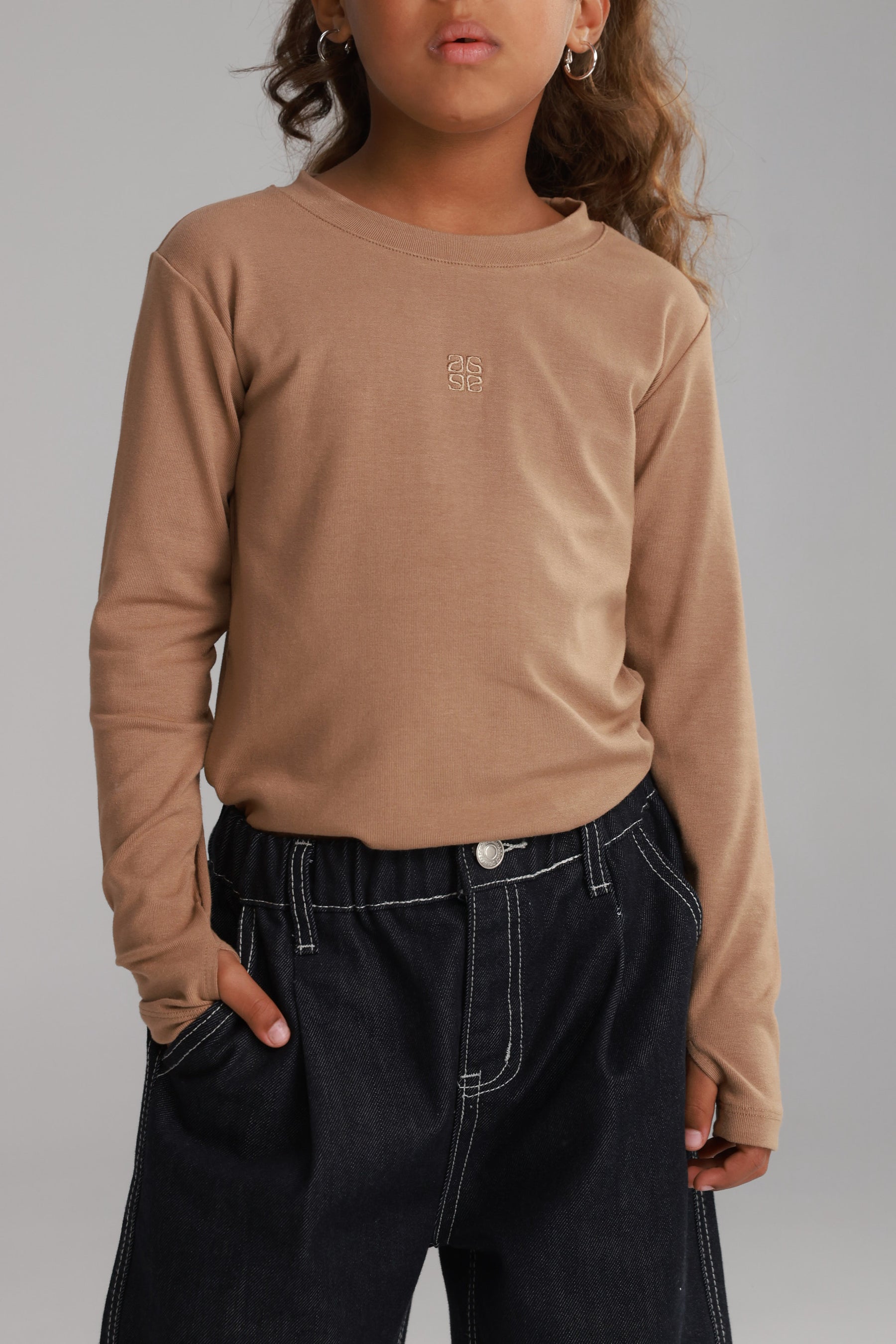 חולצת וויטני חום בהיר