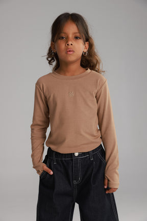 חולצת וויטני חום בהיר