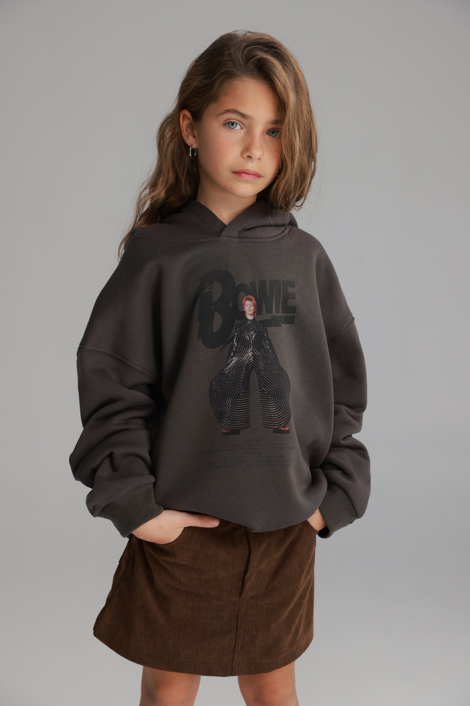 קפוצ'ון טורי אפור כהה