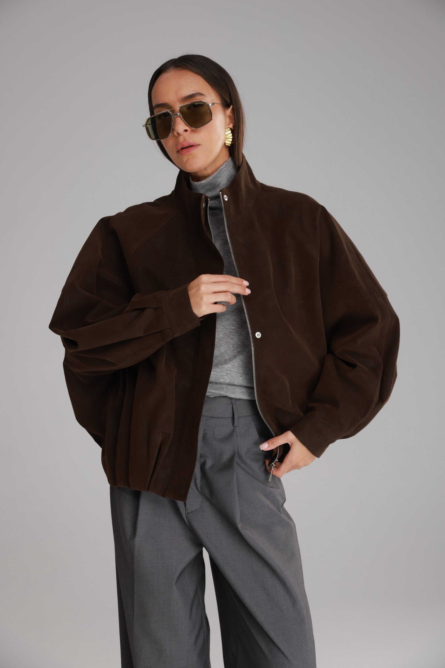 ג'קט לונה חום כהה