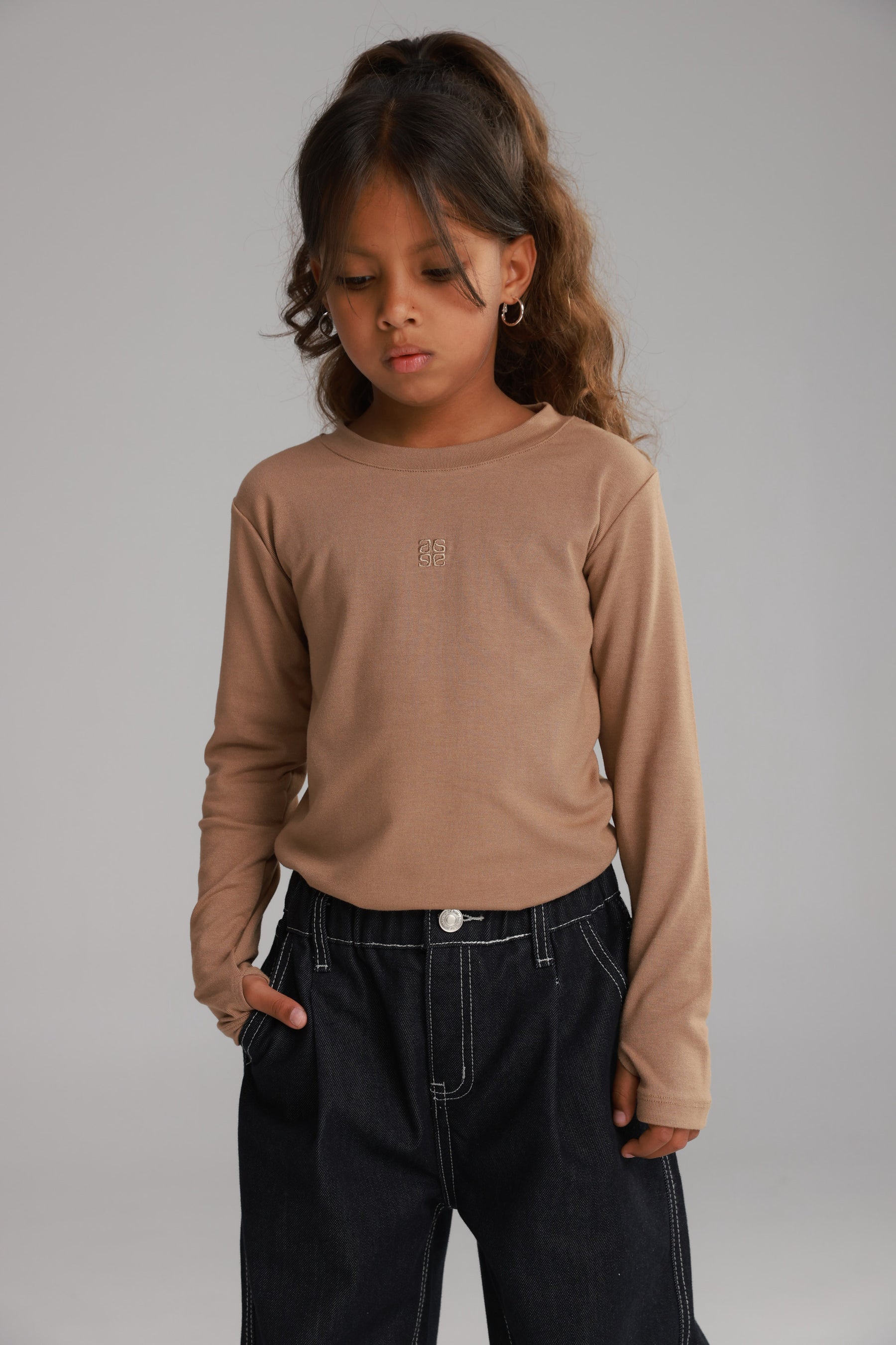 חולצת וויטני חום בהיר