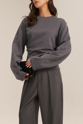 חולצת אולה אפורה