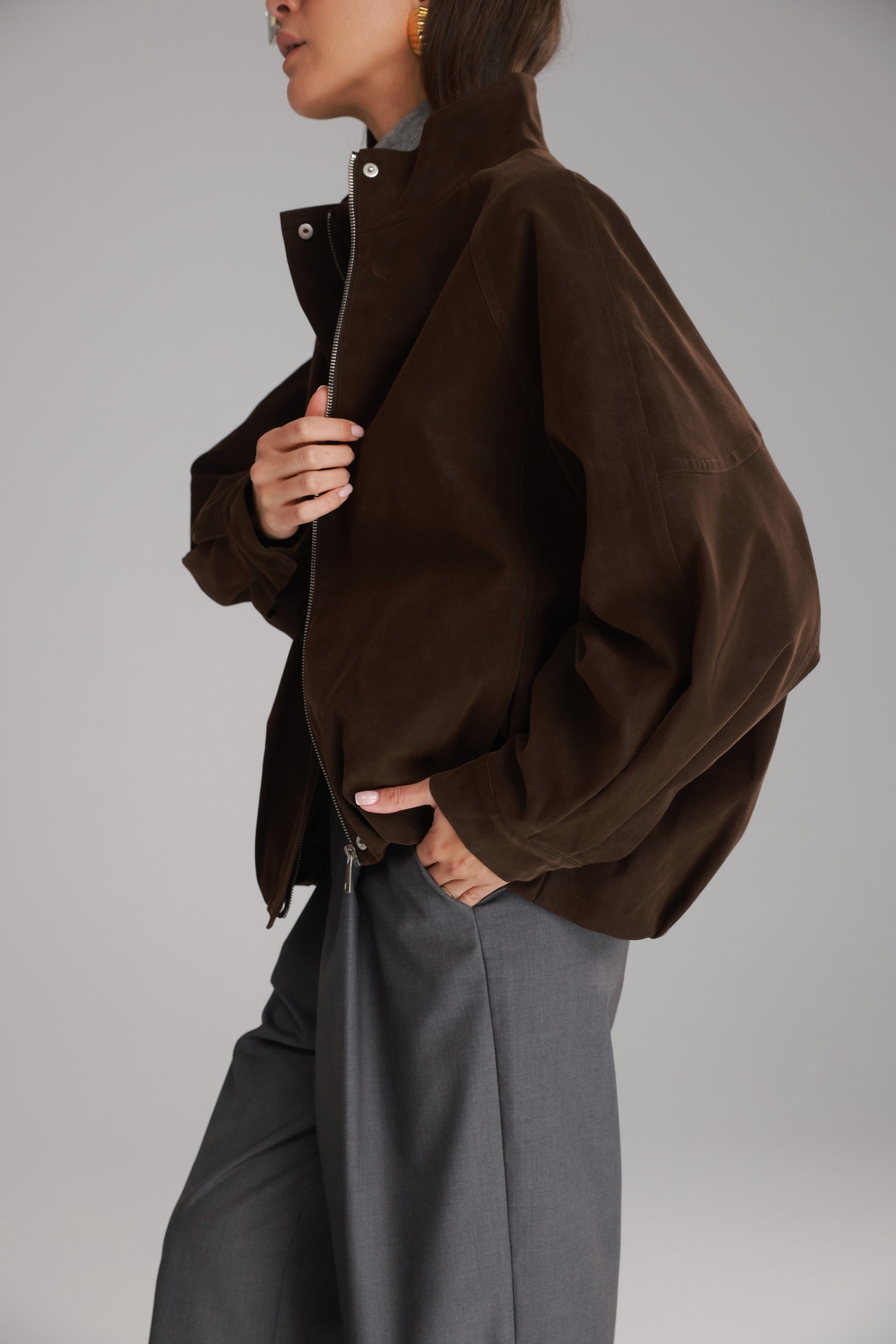 ג'קט לונה חום כהה