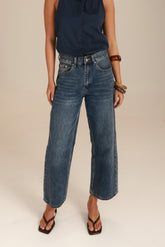 ג'ינס טוני כחול כהה