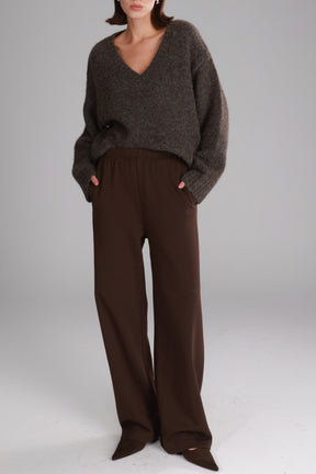 מכנסי אוולין חומים