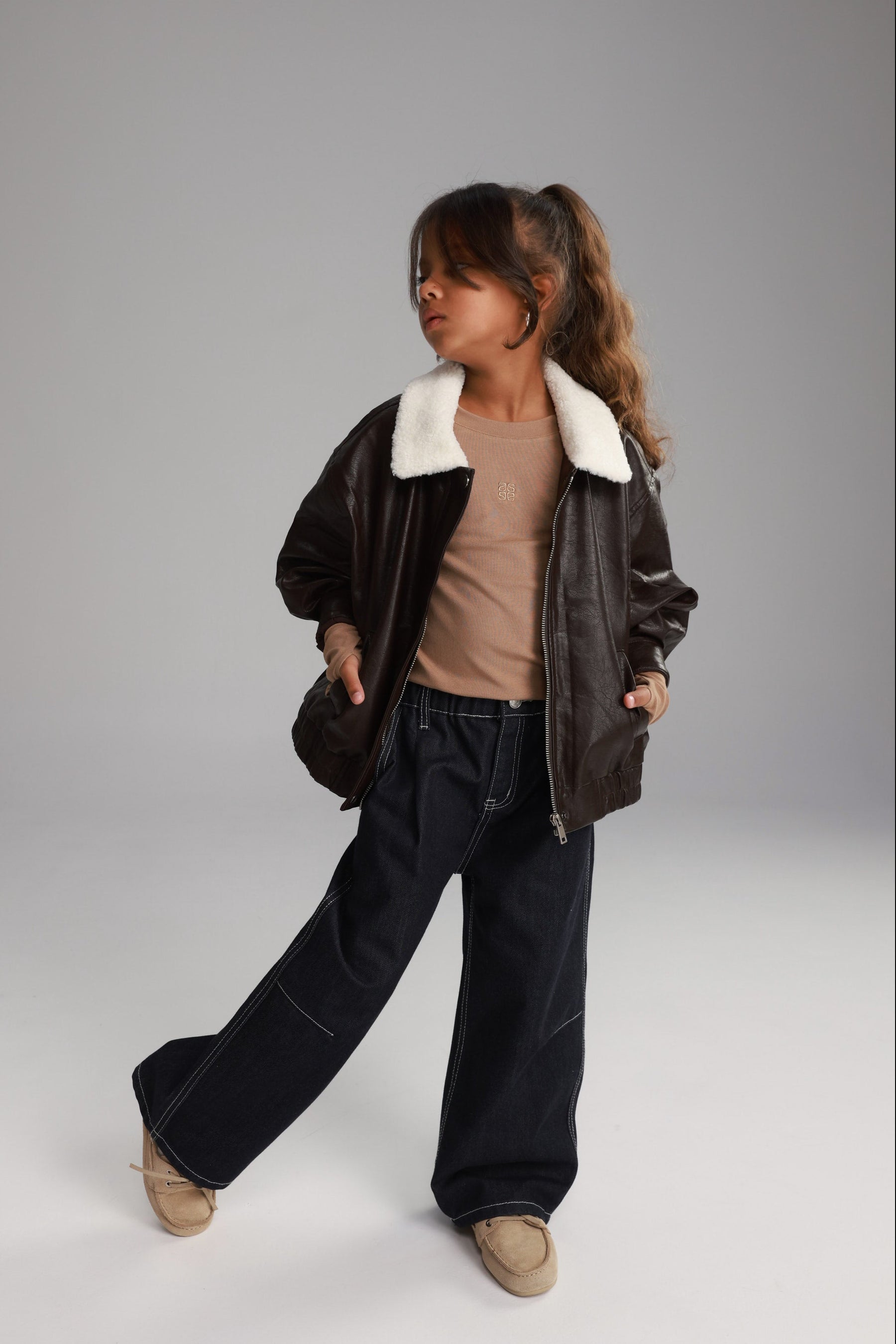 חולצת וויטני חום בהיר