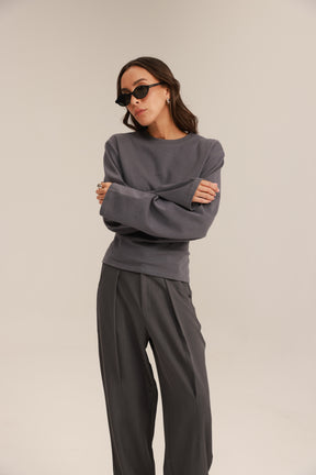 חולצת אולה אפורה