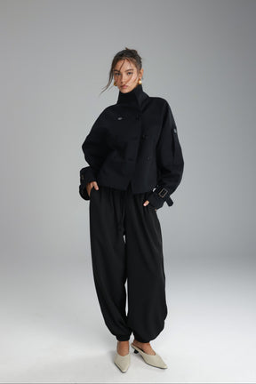 מכנסי אן שחורים