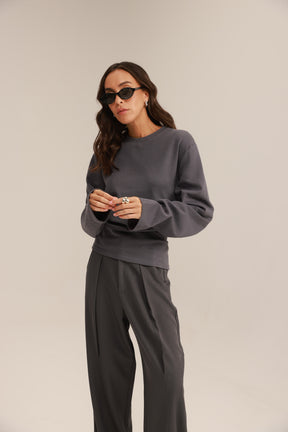 חולצת אולה אפורה