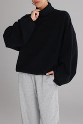 סוודר ג'ו שחור