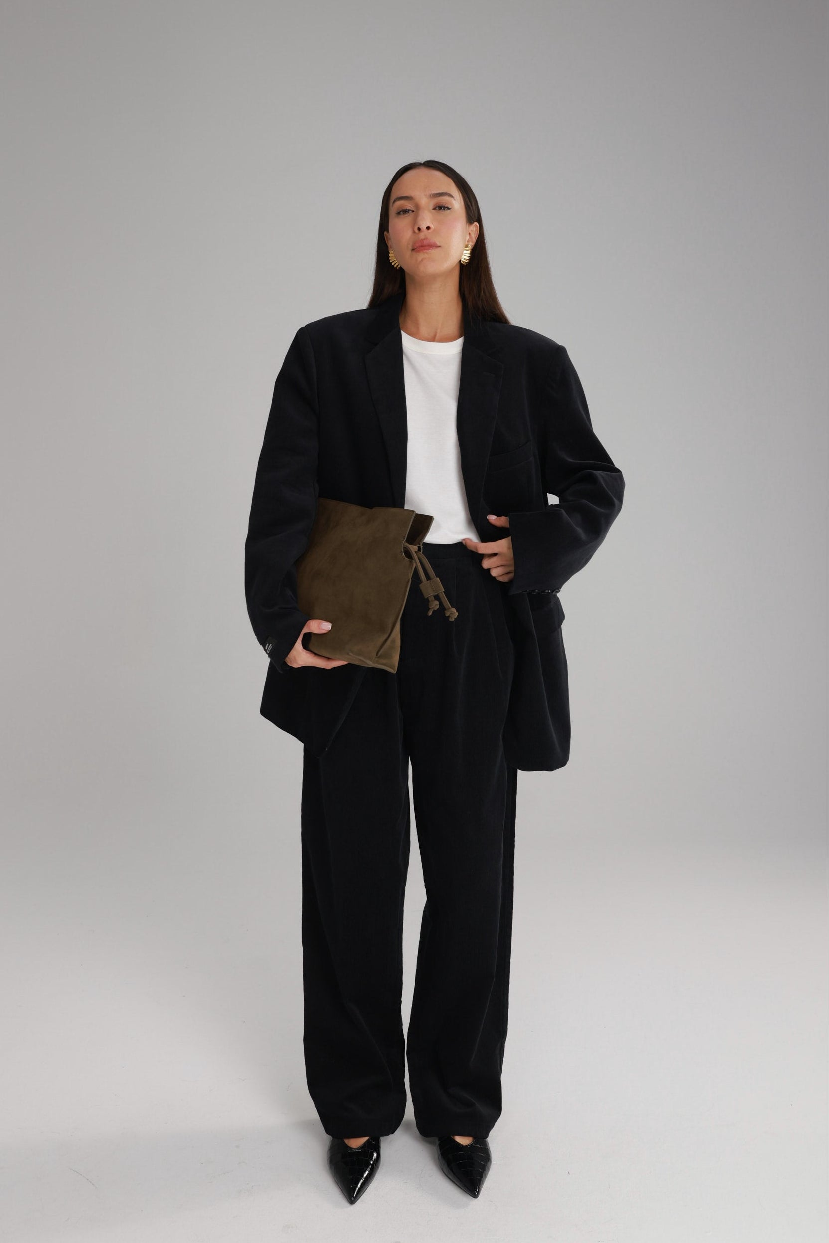 בלייזר מון קורדרוי שחור