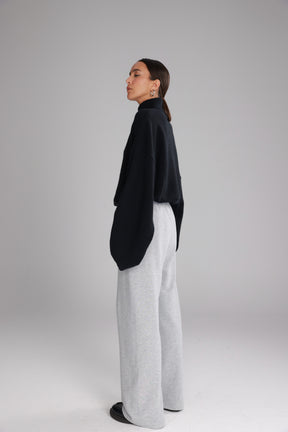 סוודר ג'ו שחור