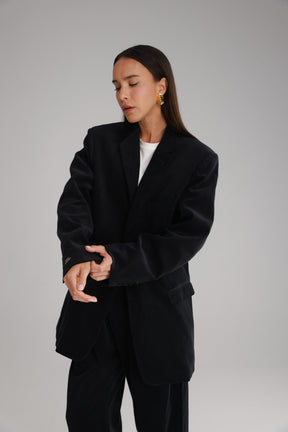 בלייזר מון קורדרוי שחור