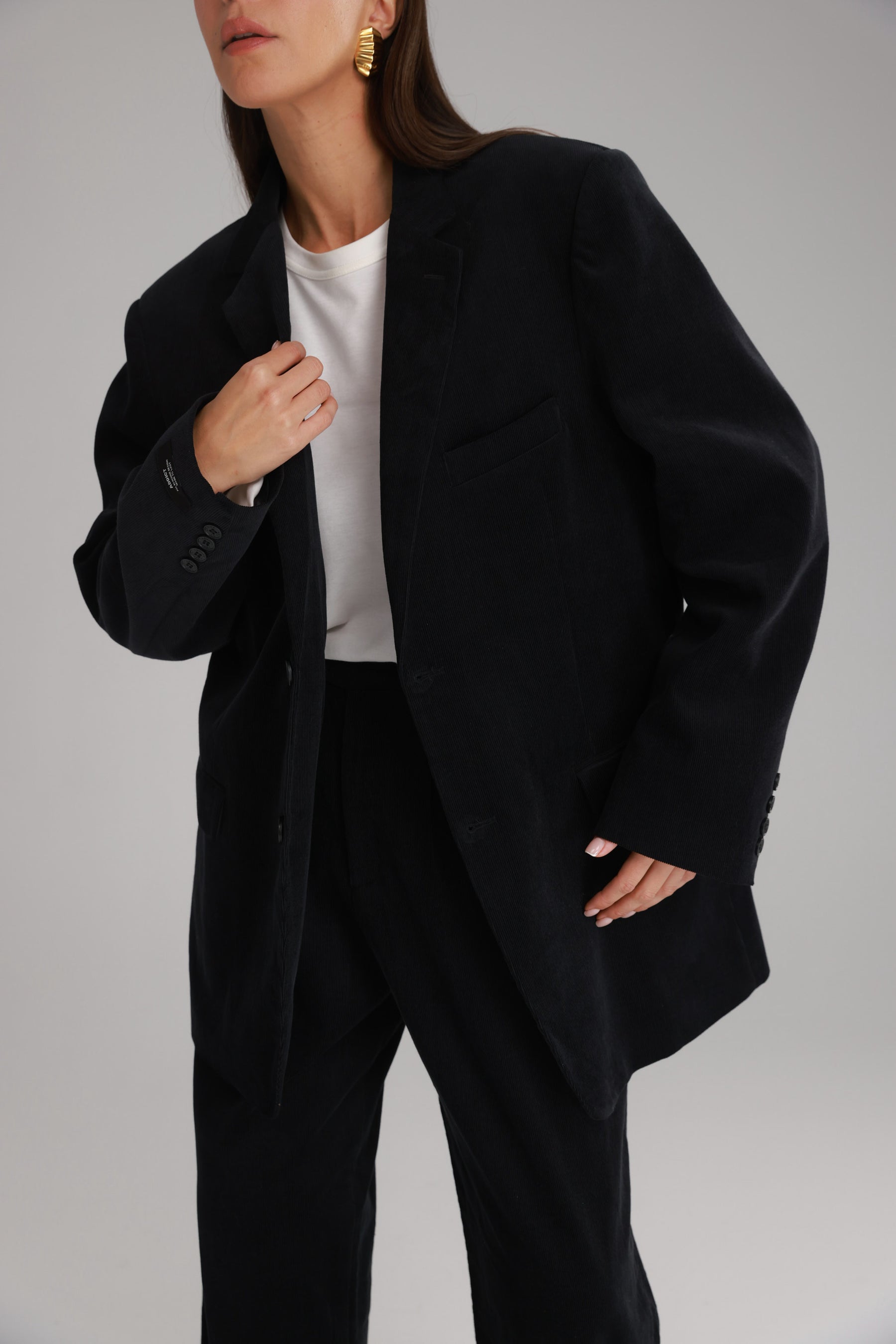 בלייזר מון קורדרוי שחור