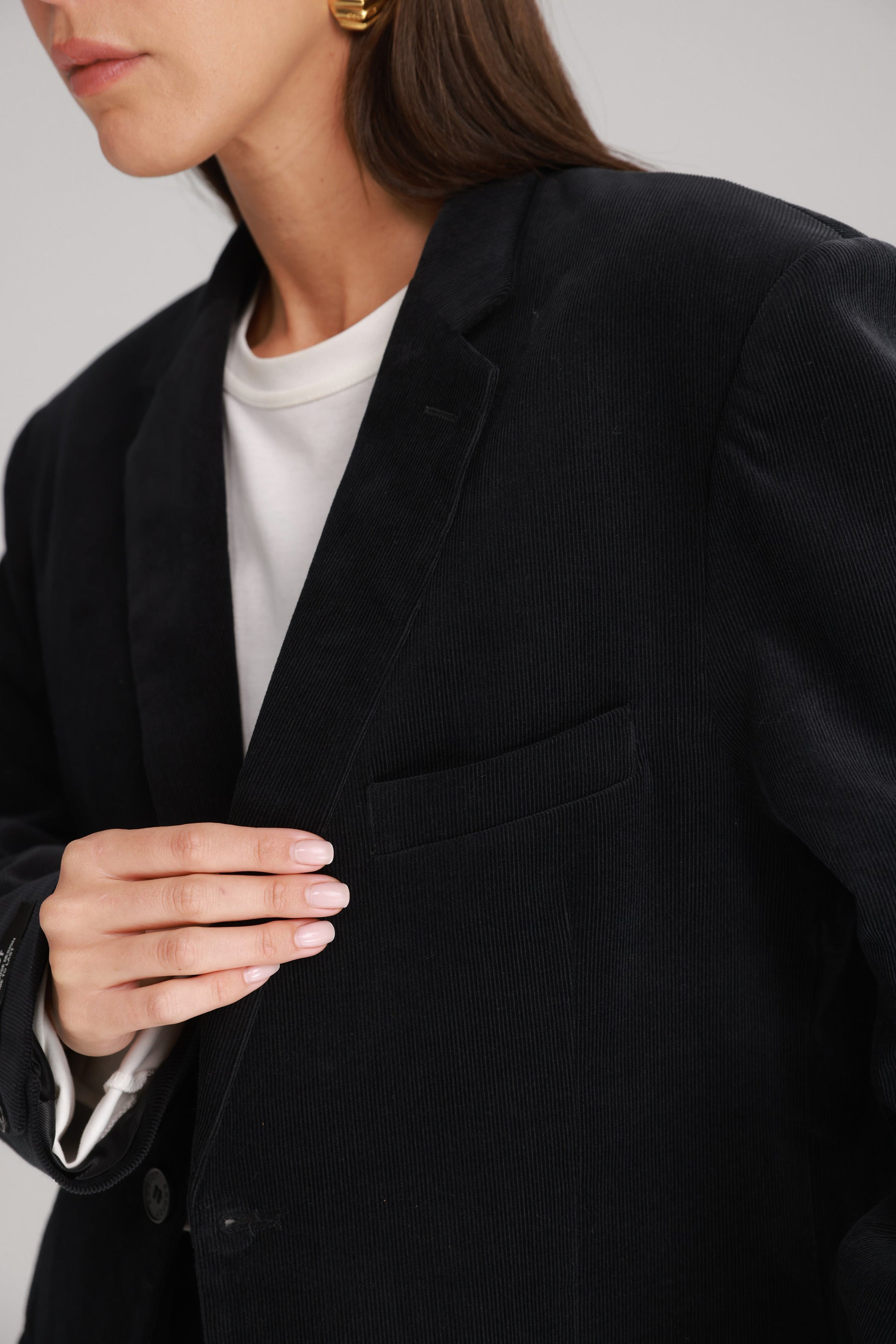 בלייזר מון קורדרוי שחור