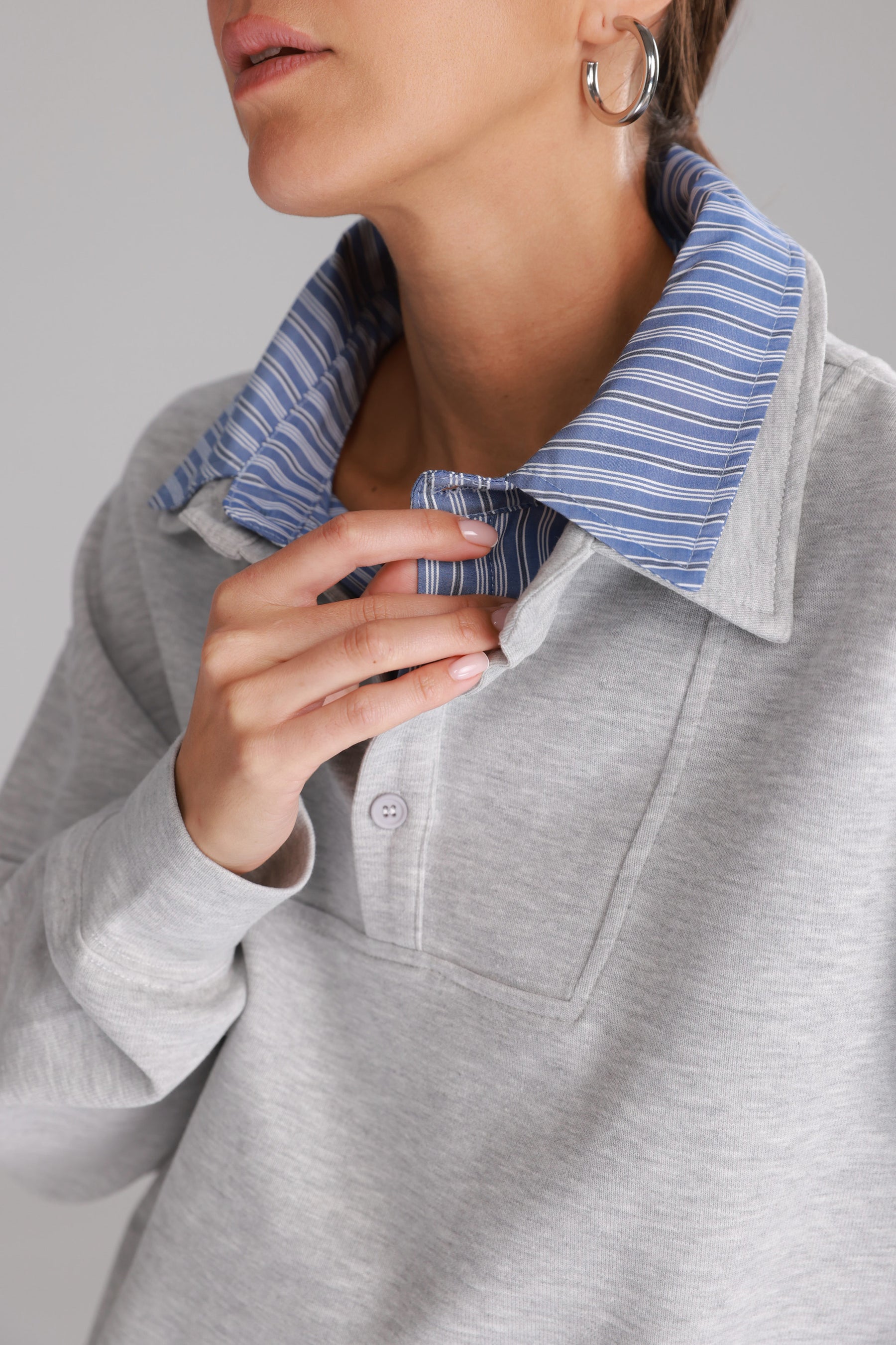 חליפת סול אפורה