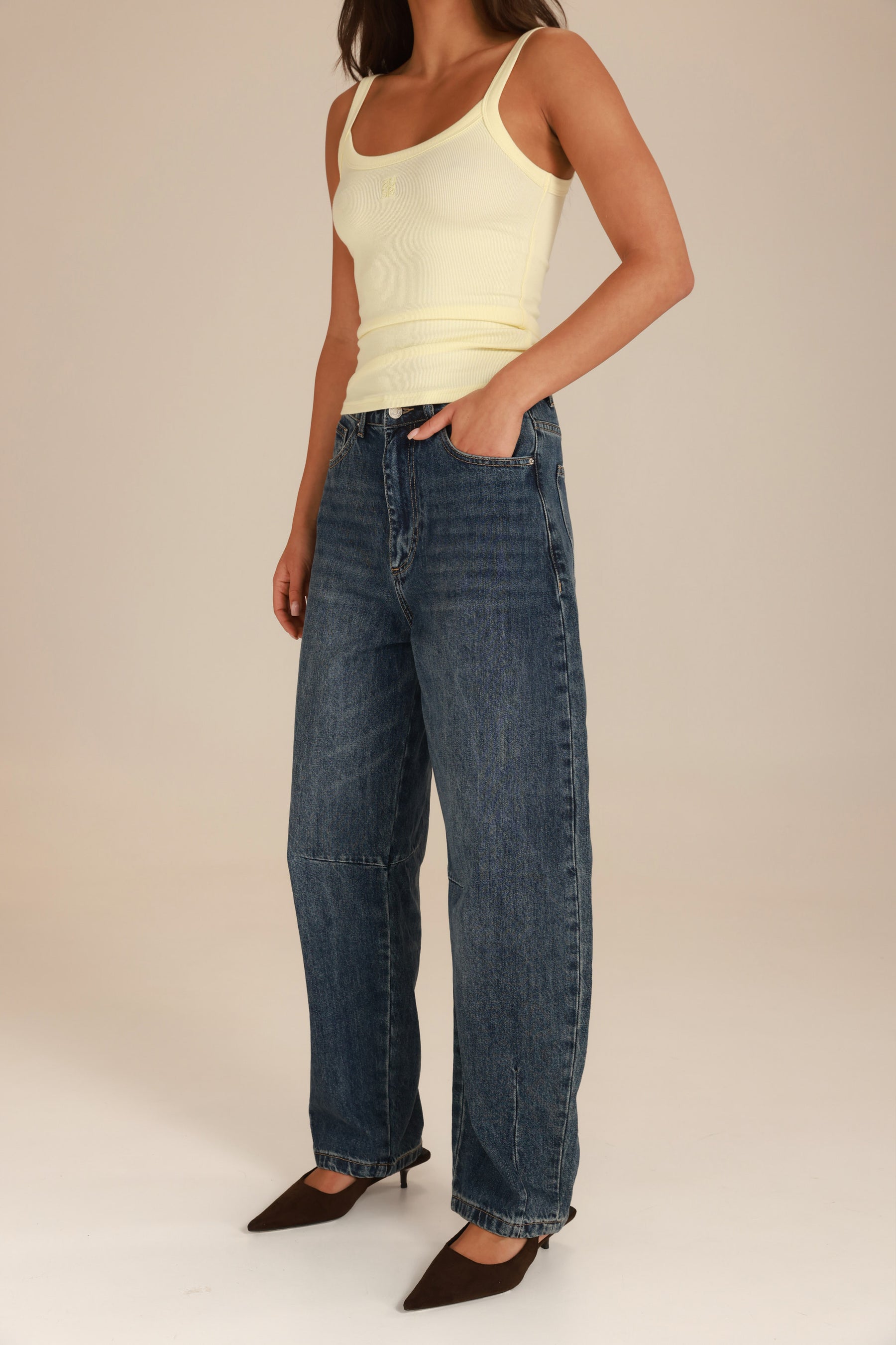 ג'ינס צ'ארלי כחול כהה