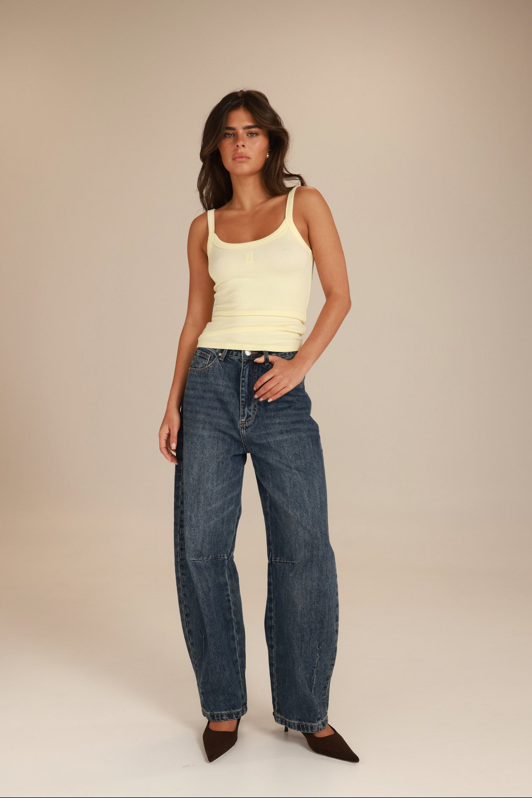 ג'ינס צ'ארלי כחול כהה