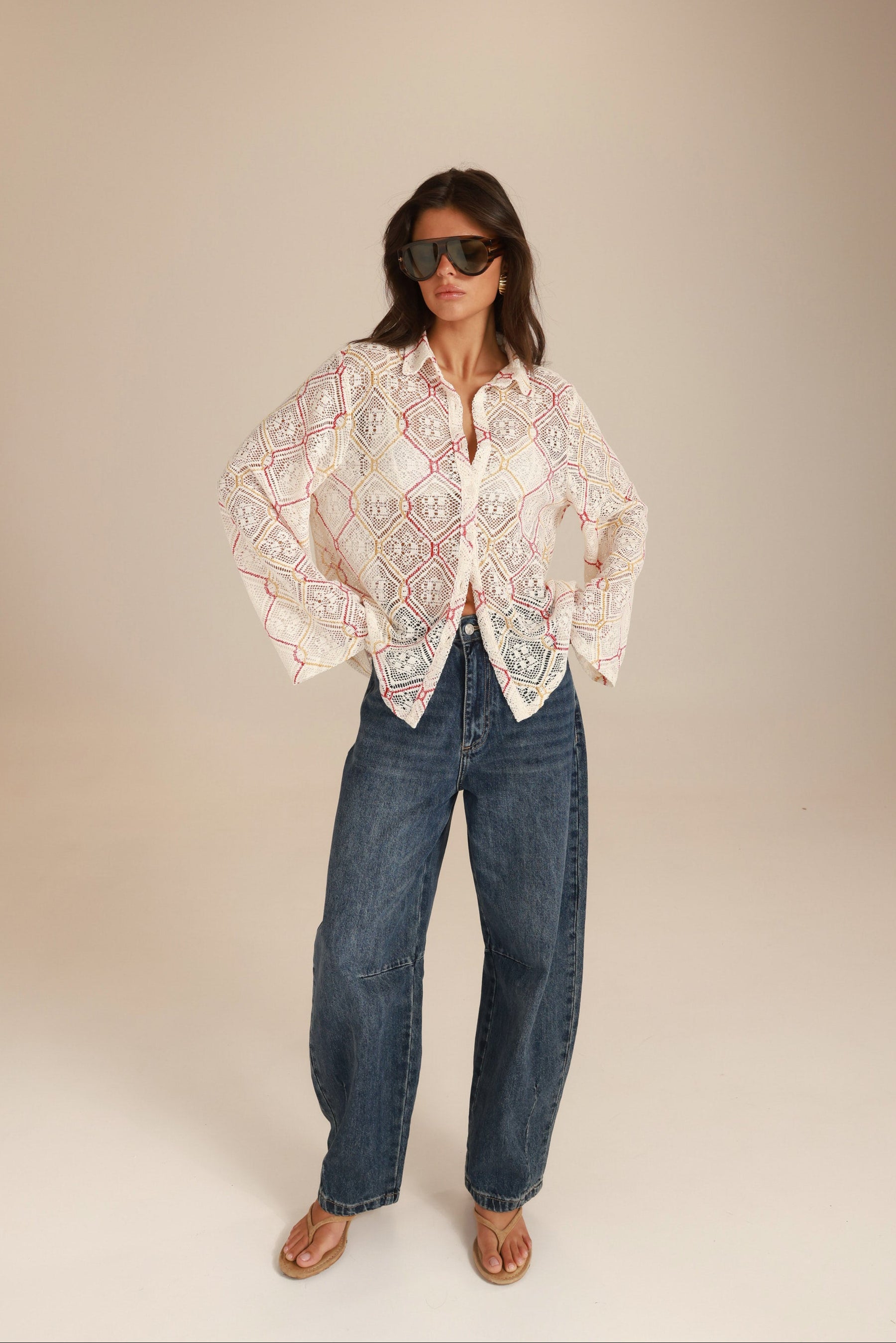 חולצת ליאנה מכופתרת