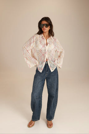 חולצת ליאנה מכופתרת