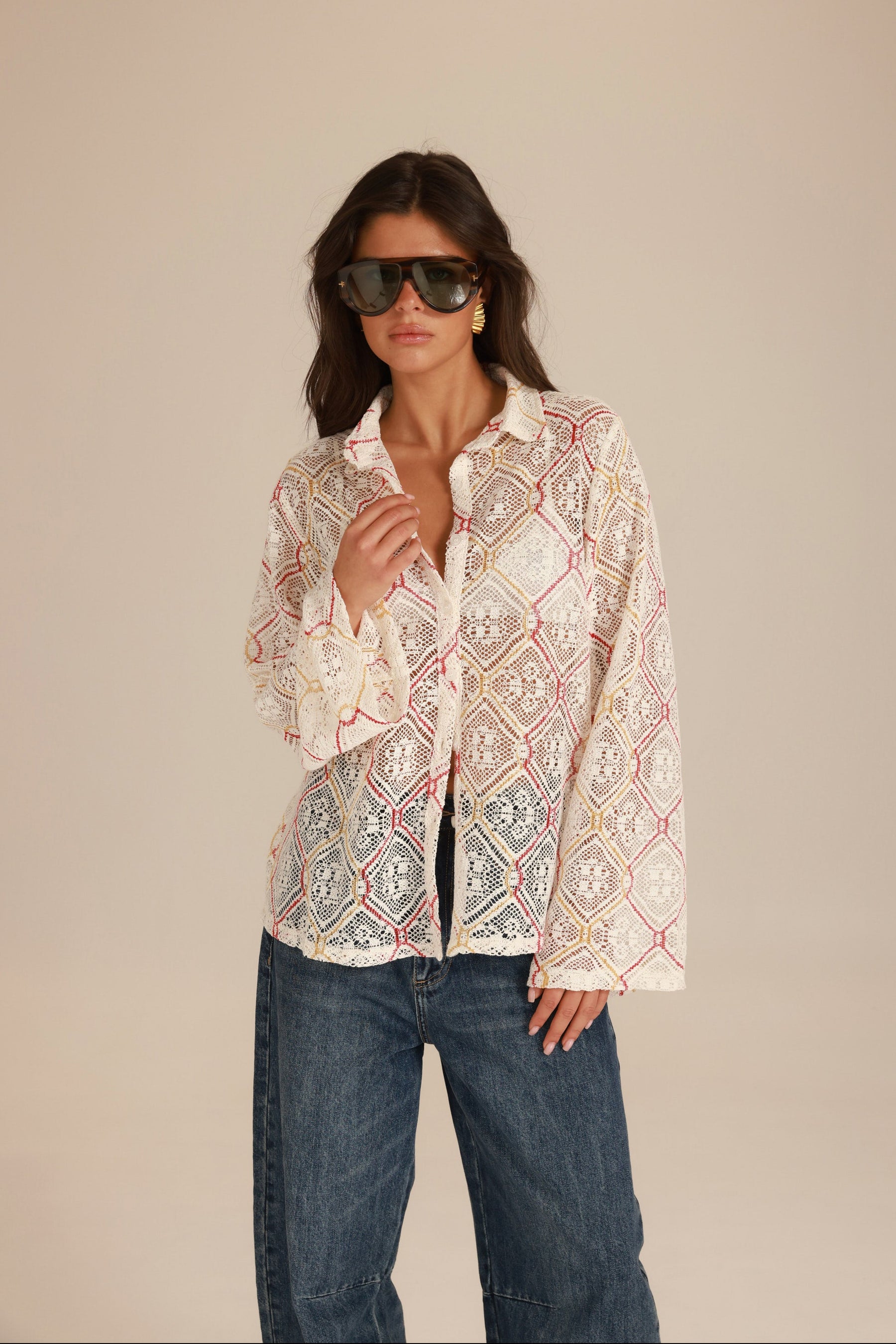 חולצת ליאנה מכופתרת