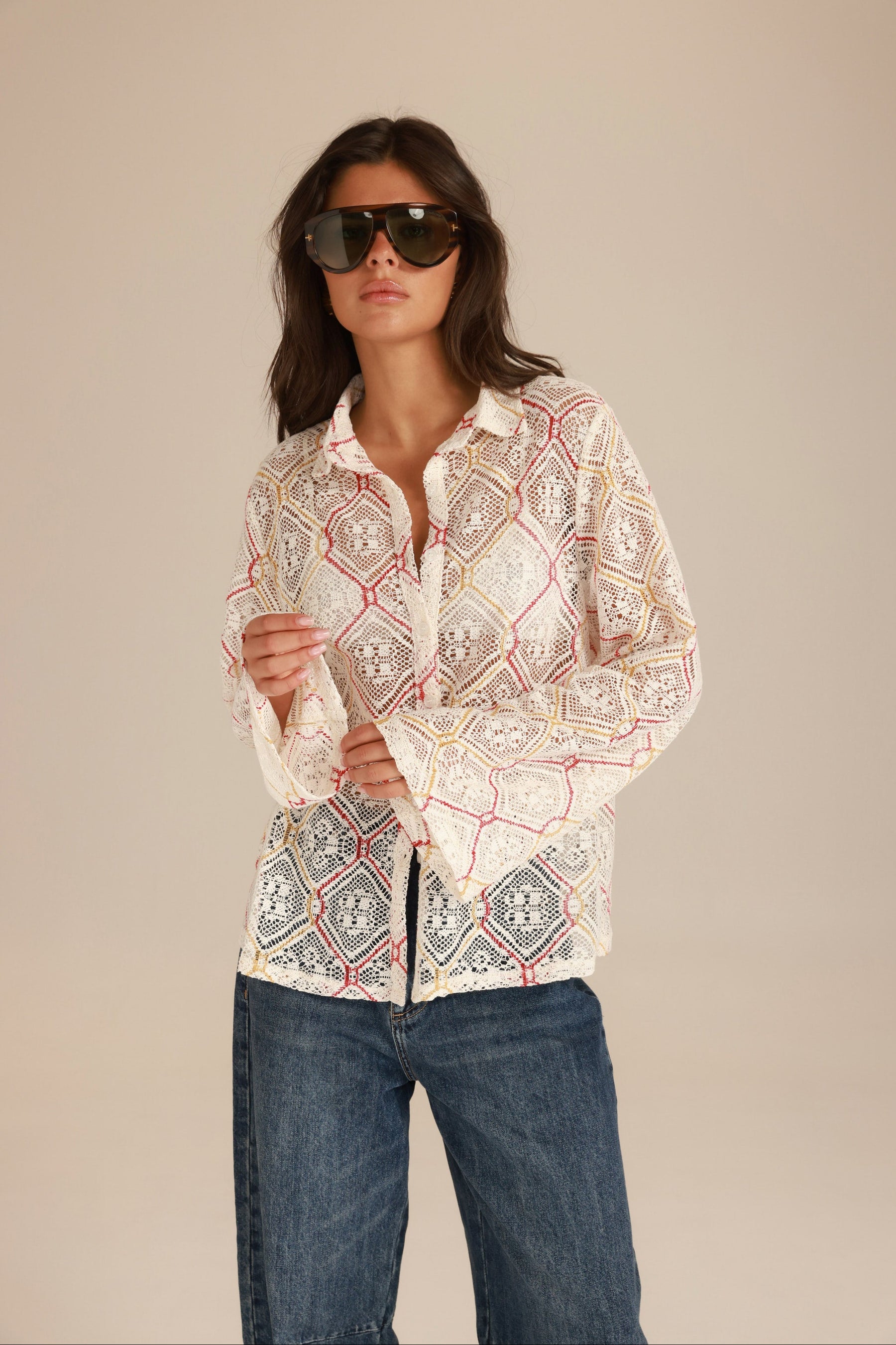 חולצת ליאנה מכופתרת